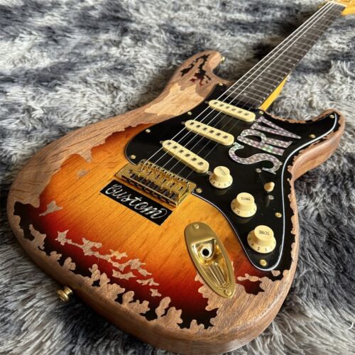 Limited aged Edition Stevie Ray Vaughan Tribute SRV Heavy Relic Electric Guitar