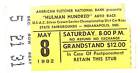 1982 Hulman Hundred USAC Silver Crown Series Ticket Stub Race Racing / May 8