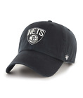 Brooklyn Nets 47 Brand Clean Up Hat Adjustable Cap Black