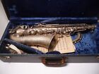 Vintage Holton Collegiate Alto Saxophone Silver Plated -  143256 - With Case
