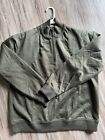 Beretta Shooting Sweater Pull Over Mens Size XL Olive Green 1/4 Zip Embroidered