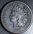 1876 INDIAN HEAD CENT With LIBERTY - FINE Details