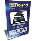Roland VM-7100, VM-7200, VM-C7100, VM-C7200 Training DVD Tutorial
