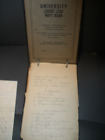 Vintage Handwritten University Loose Leaf with Recipes 5.5