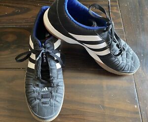 Adidas Topsala Indoor Soccer Shoes Black Blue Men’s 10.5