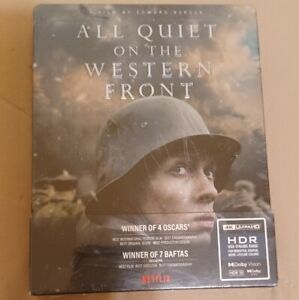 ALL QUIET ON THE WESTERN FRONT 2022 4K+Blu-ray Limited Edition Steelbook Sealed