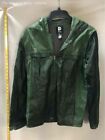 DC Comics Mens Green Long Sleeve Hooded Full-Zip Outdoor Jacket Size Large