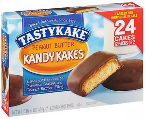 TastyKake - Peanut Butter Kandy Kakes - 24 count - Free Fast Shipping!