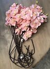 Lot of 12 Winward Faux Pink Orchid 33” Stems Pottery Barn/Neiman Marcus/Horchow