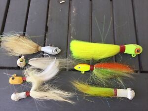 Fishing Saltwater Jigs Lot 7 Different Weights