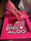 ALDO x Barbie Clear Pink Stiletto Heel w/ Rhinestones Women Size 7