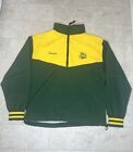 VTG Game Sportswear Vented Windbreaker Jacket Green Yellow Mens Small