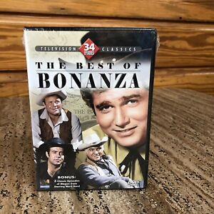 The Best of Bonanza 34 Episodes Plus 3 Bonus 4 DVDs Western TV Series New Sealed