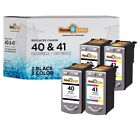 4PK PG-40 & CL-41 CL41 PG40 PG 40 Ink for Canon iP1600 JX200 Printers