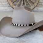 Ariat Black Suede Concho Hat Band