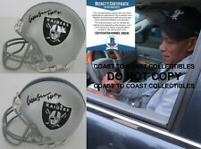 New ListingWillie Brown HOF signed Oakland Raiders mini football helmet COA proof Beckett