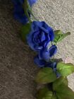 New Listing6ft Flower Garland Blue Wedding Tea Events One Shower  Great Condition Used Once