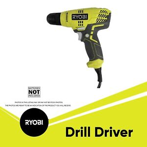 Ryobi D43K 5.5 Amp 3/8 Inch 1,600 RPM Variable Speed Trigger Corded Drill 0