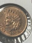 1909 Indian Head Penny Cent - Choice BU Red/brown Four Diamonds