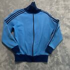 Vintage 60s Adidas Jacket Mens 5 Small Blue Full Zip Track West Germany