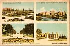 Boer War Memorial Multiview Windsor Postcard Ontario ON Unused