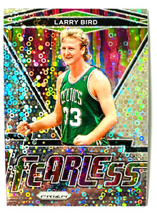 2020-21 Panini Prizm Larry Bird SILVER Disco Prizm Card Fearless Celtics Legend!