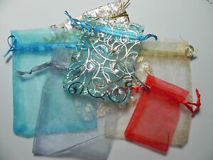 5 pieces Organza Fashion Gift Bags Wedding Jewelry Bags ✰✰USA Seller✰✰