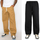 Victorious Men's Essential Loose Baggy Relaxed Twill Jogger Pants S~5XL JG814EY