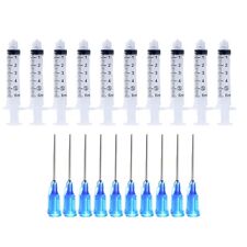 10 PK-5 ML Syringes + 10- 23GA 1 1/2 Blunt Tip Needles for Refill Glue