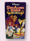 New ListingDisney SING ALONG SONGS VHS Beauty & Beast BE OUR GUEST Vol 10 Video Tape RARE