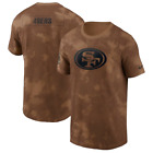 Nike San Francisco 49ers Camo Brown 2023 Salute To Service Sideline T-Shirt - XL