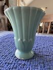 USA Green Vintage Water Lilly Pottery Vase
