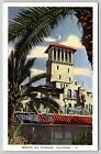 Mission Inn Riverside California Carillon Tower Deagan Bells Church VNG Postcard
