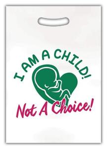I'm A Child Not A Choice Pro-Life Tote Bag (Pack of 50)