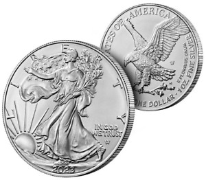 New Listing2023-W Burnished Uncirculated American Silver Eagle Coin OGP/COA (23EG)