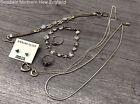 925 Sterling Silver Mixed Jewelry Lot w. Necklace Bracelet Ring Earrings 46.03g