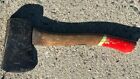 Stunning Vintage Genuine Plumb Official Boy Scout Hatchet Axe Red & Green Handle