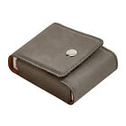LEATHERETTE PLAYING CARDS CASE GREY 3.75
