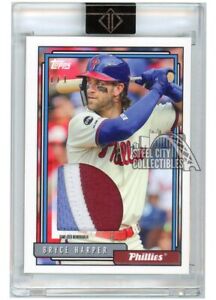 Bryce Harper 2021 Topps Transcendent VIP 1992 Game-Used Patch #BHYR-1992 1/1