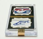 Karl Malone NBA Logoman Signature Patch Auto Gold One of One Custom Art Card 1/1