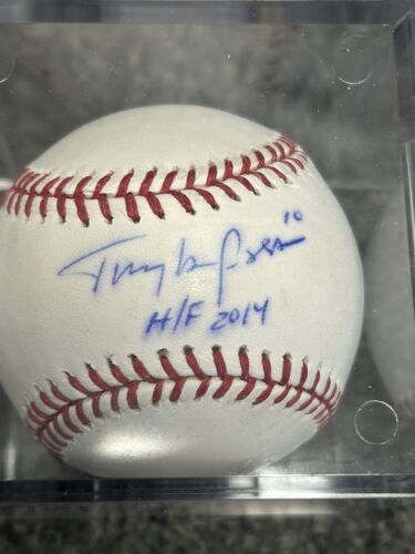 Tony La Russa HOF Inscribed Signed Baseball Autograph Auto PSA/DNA