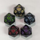 MTG 20-SIDED LIFE COUNTER DICE COMPLETE SET of 5 Lord of the Rings LTR