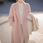 2023 Winter Double-sided Cashmere Wool Trench Coat Women's Loose Mid Length Coat