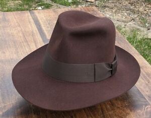 Custom Indiana Jones Dial Destiny fur felt fedora Hat London Christys' POET