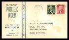 New ListingMayfairstamps US 1954 Greensboro NC Philatelic Society 2nd Exhibition Cover aaj_