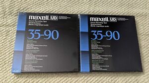 Two Maxell Gold UD 35-90 Sound Recording Tapes 7