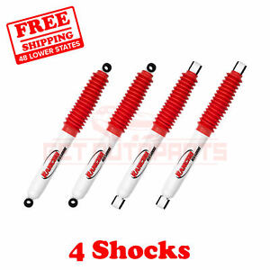 Kit of 4 Rancho Front & Rear RS5000X Gas Shocks for Chevrolet K10 4WD 69-86