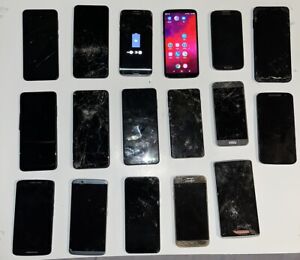 New ListingLot of  17 phones, various models, Android, for parts and repairs