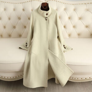 2023 Winter New Korean Jacket Double Sided Cashmere Coat Women's Loose Wool Coat