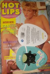 Vintage Hot Lips Adult Men's Magazine In Dutch